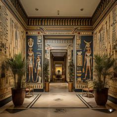 Egyptian Themed Hotel Entrance