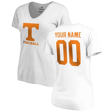 Womens Fanatics Branded White Tennessee Volunteers Personalized One