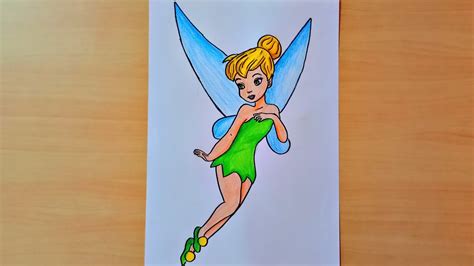 How To Draw Tinkerbell Easy Tinkerbell Drawing Step By Step YouTube