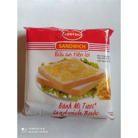 3 CÁI BÁNH MÌ TƯƠI SANDWICH RUỐC KINH ĐÔ TƯƠI NGON GIẦU NĂNG LƯỢNG