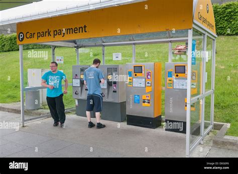 Car Park Payment at Stansted Airport Stock Photo - Alamy