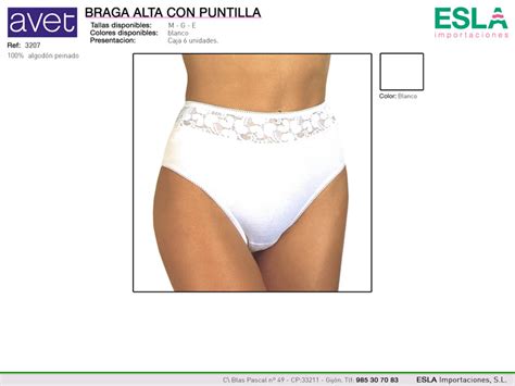 Esla Importaciones Somos Distribuidores De Braga Clasica Con Puntilla