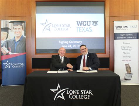 Lone Star College Partners With Wgu Texas To Build Greater Access To