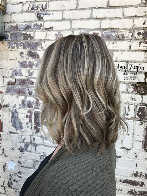 Brown hair with ash blonde highlights – Artofit
