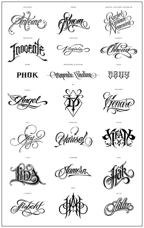 Letras para tatuajes: 60 fuentes 100% muy recomendadas!