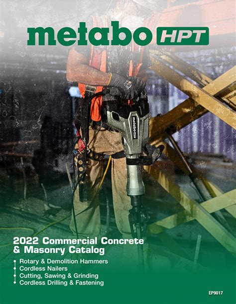 Catalogs And Literature Metabo Hpt