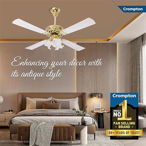 Crompton Uranus 1200 Mm Decorative Ceiling Fan With Lights Price