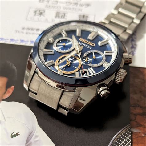 Seiko Ssh Astron Novak Djokovic Tennis Ceramic Gmt Solar Day