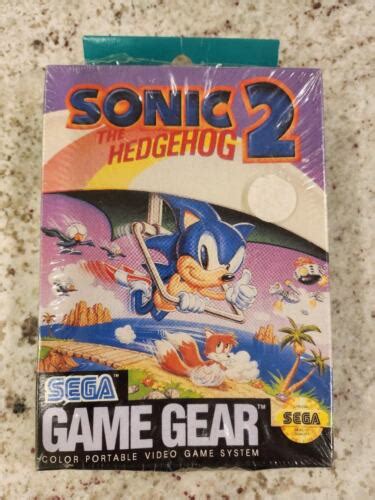 Sonic 2 The Hedgehog Sega Game Gear Sealed New Ebay