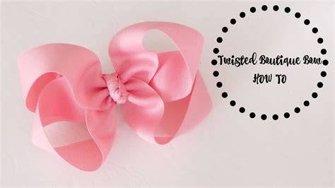 How To Tbb Twisted Boutique Bow Another Method For Making This