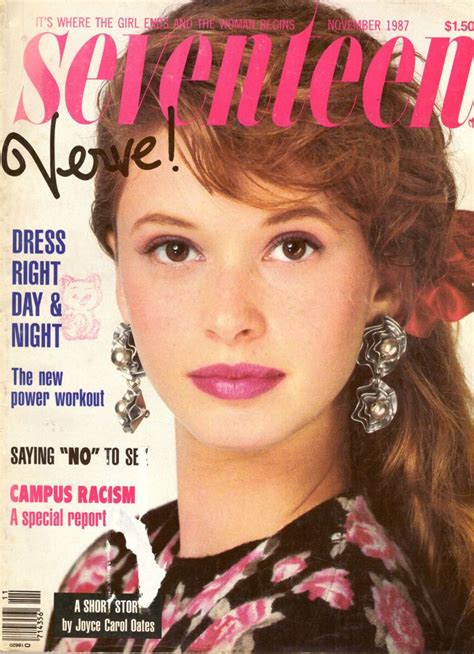 November 1987 Cover With Joann Richter Seventeen Magazine Covers Seventeen Magazine Fashion