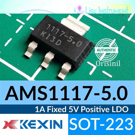 Jual Ams A Fixed V Linear Voltage Regulator Ldo Ams Sot