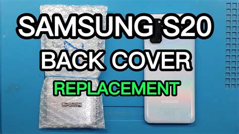 How To Remove The Samsung Galaxy S20 Back Glass Cover Youtube