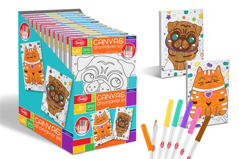 Canvas & Pastel Markers Set - Camppacs