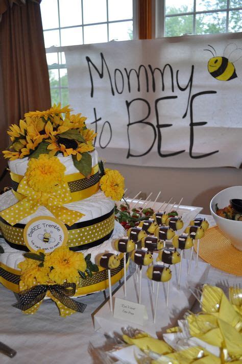 36 Mom To Bee Baby Shower Ideas Bee Baby Shower Baby Shower Baby Bee