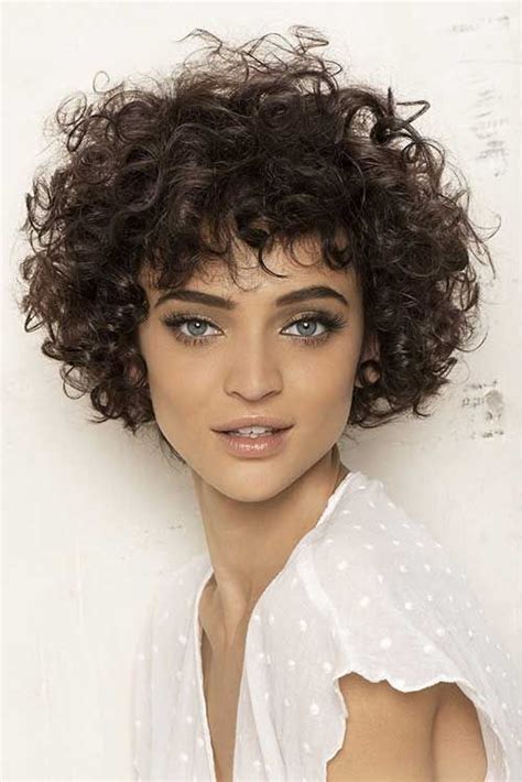 Easy Hairstyles For Short Curly Hair Short And Curly Haircuts