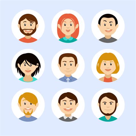 30+ Free Download Vector PSD People Avatars Set | Free & Premium Creatives