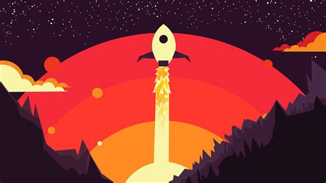 Rocket Launch Vector Artwork Wallpaper,HD Artist Wallpapers,4k ...