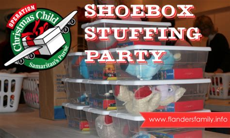 How To Host A Shoebox Stuffing Party With Free Printables From