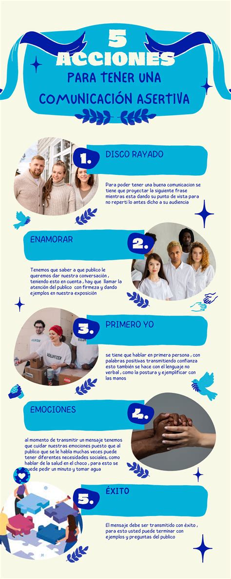 Infografia De Una Comunicaci N Asertiva Para Poder Tener Una Buena