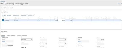 Inventory Adjustment Options In Dynamics For Finance Operations