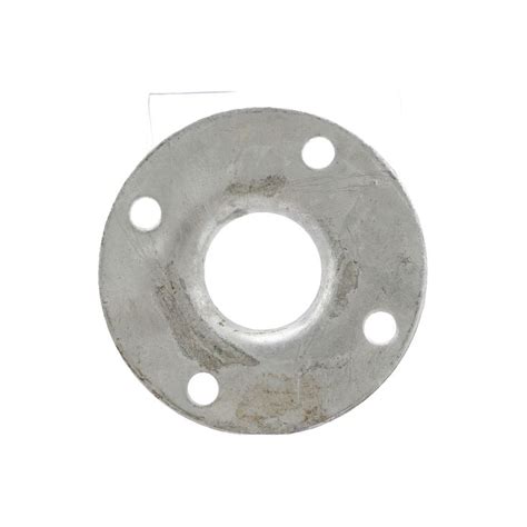 Chain Link 2 1 78 Od Weldable Surface Mount Floor Flange Round