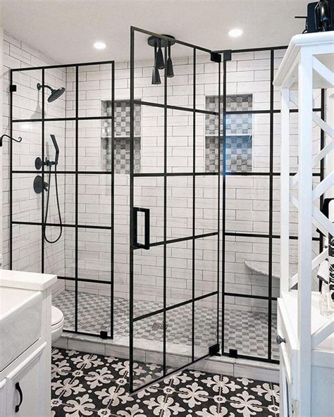 This Is The Look Of 2019 Super Modern Grid Style Shower Door