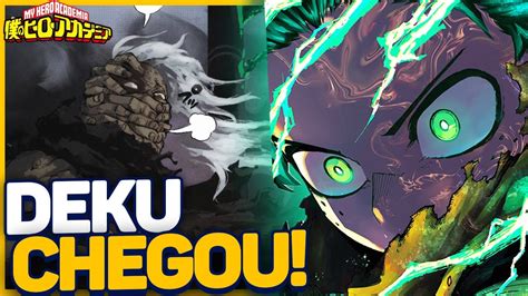 DEKU CHEGA ARREGAÇANDO SHIGARAKI COMEÇA A BATALHA FINAL DO MANGÁ