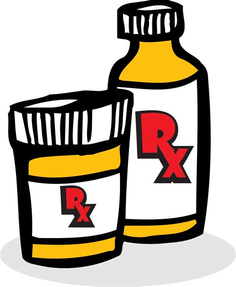 Drug Bottle Drawings Free Image Download