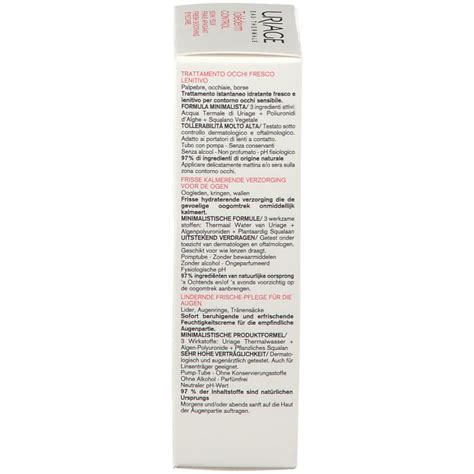 URIAGE Toléderm CONTROL Soin Yeux Frais Apaisant 15 m - Redcare Pharmacie