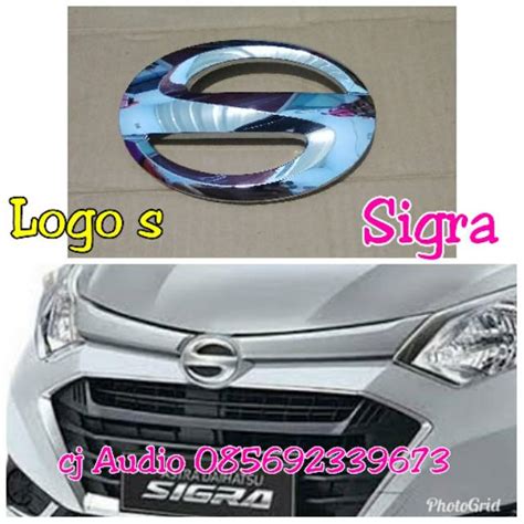 Jual Logo S Depan Grill Daihatsu Sigra Original Shopee Indonesia