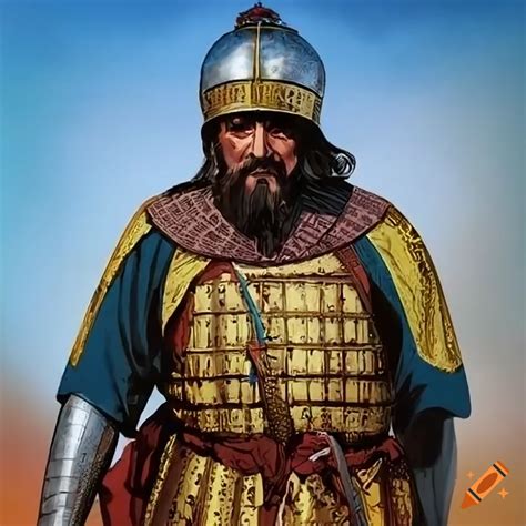 Depiction Of Constantine Xi Palaiologos In Byzantine Armor On Craiyon