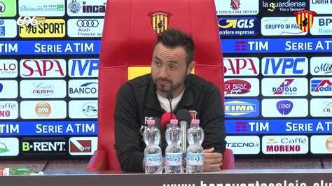 Conferenza Stampa Di Mister De Zerbi Verso Benevento Genoa YouTube