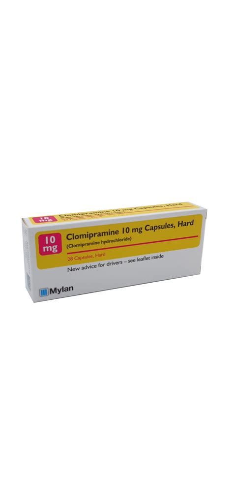 Clomipramine Capsules 10mg 28s - McDowell Pharmaceuticals