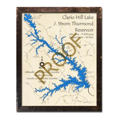 Spring Island Sc Nautical Wood Maps