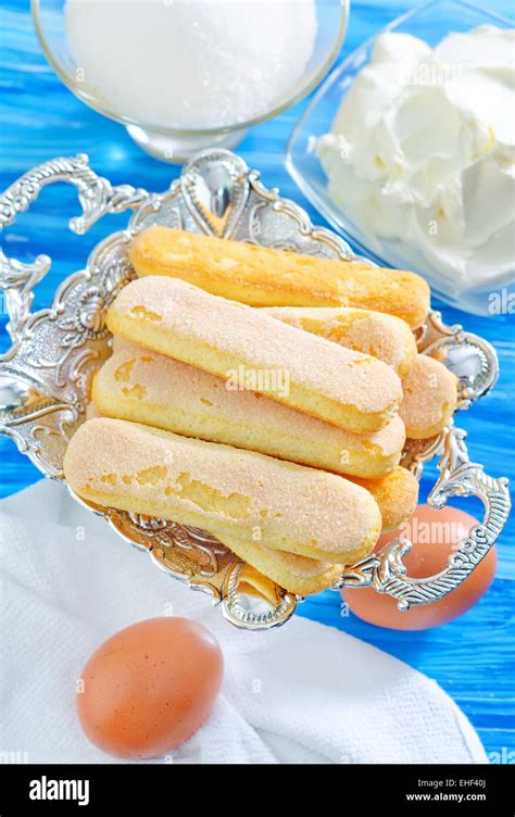 ingredients for tiramisu Stock Photo - Alamy