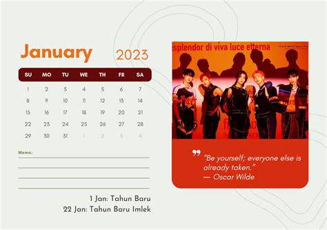 Kalender Meja Cix Ok Episode Ok Not Desk Calendar A Kpop