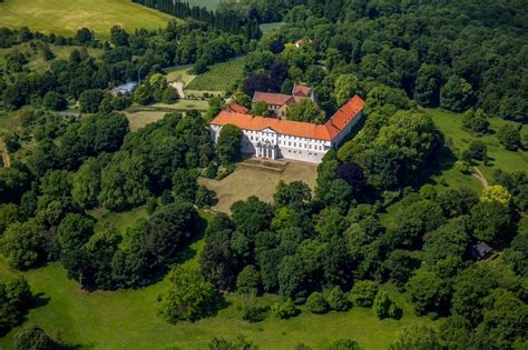 Selm Cappenberg Von Oben Geb Ude Und Parkanlagen Des Schlo