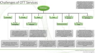 Challenges On OTTs Regulation PPT