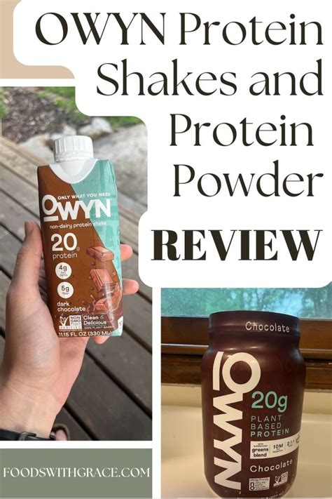 OWYN Protein Shakes And Protein Powder Review Foods With Grace