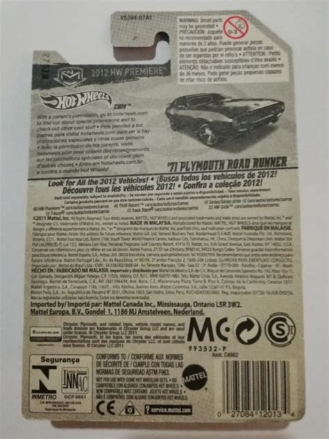 Hot Wheels HW Premiere Plymouth Road Runner Hobbies Toys Toys Games On Carousell