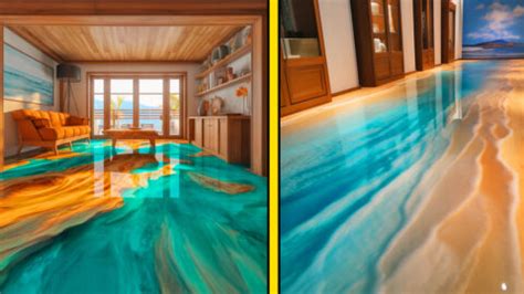 This Stunning Beach Flooring Is Made From Sand And Epoxy Inspiring