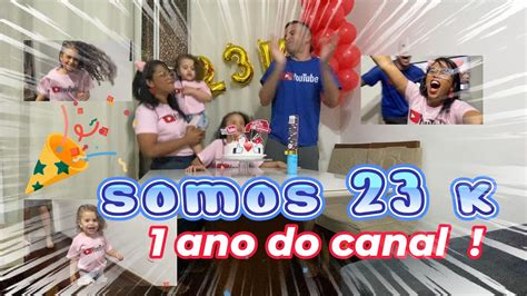 Comemorando Ano De Canal Mil Inscritos Youtube