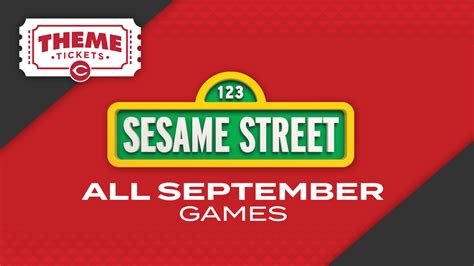 Sesame Street Ticket Package | Themes | Tickets | Cincinnati Reds