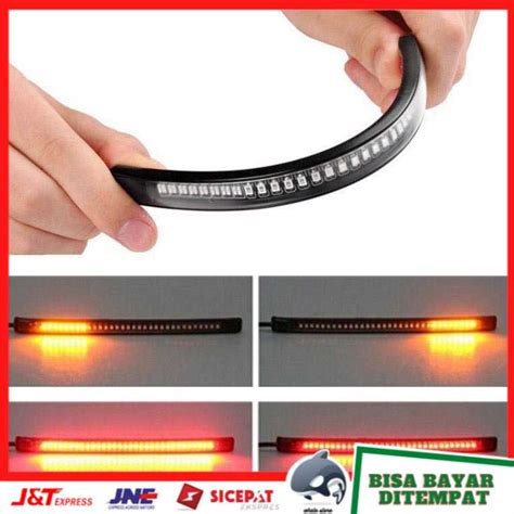 Jual Lampu LED Strip Indikator Rem Dan Sein Sepeda Motor COD Surabaya