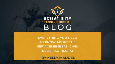 Full Breakdown Of Servicemembers Civil Relief Act Adpi