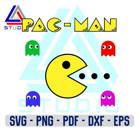 Pac Man Svg Bundle Pac Man Svg For Cricut Pac Man Game Svg Etsy Israel