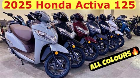 honda activa   colours detailed review youtube