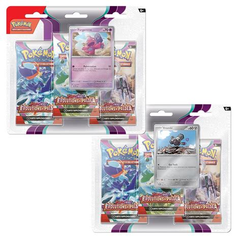 TriPack Booster EV02 Évolutions à Paldea Pokémon