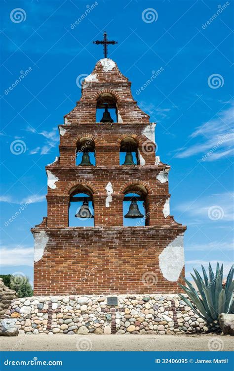 Spanish Belltower or Campanario Stock Image - Image of california, bell: 32406095